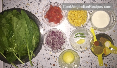 Palak Corn_Step1