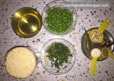 Peas Pulao_Step1